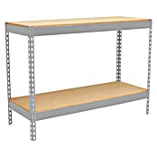 Simonrack Simonwork Werkbank Basic 2 (L x B x H: 60 x 120 x 90 cm, Traglast: 1.200 kg, Silber) | BAUHAUS