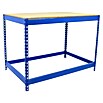 Simonrack Simonwork Banco de trabajo Basic 1 (L x An: 90 x 150 cm, Altura de trabajo: 90 cm, Carga soportada: 400 kg, Azul) | BAUHAUS