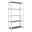 Simonrack Maderclick Estantería metálica Superplus (Al x An x Pr: 200 x 110 x 40 cm, Capacidad de carga por balda: 200 kg, Número de baldas: 5 ud., Inserción, Blanco/Madera) | BAUHAUS