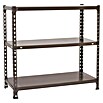 Simonrack Simonclick Metallregal Ecoclick SuperPlus (H x B x T: 90 x 110 x 40 cm, Traglast pro Boden: 70 kg, Anzahl Böden: 3 Stk., Stecken, Grau) | BAUHAUS