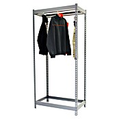 Simonrack Simonclothing Estantería metálica Forte Single (Al x An x Pr: 200 x 150 x 60 cm, Número de baldas: 2 ud., Atornillado, Gris) | BAUHAUS