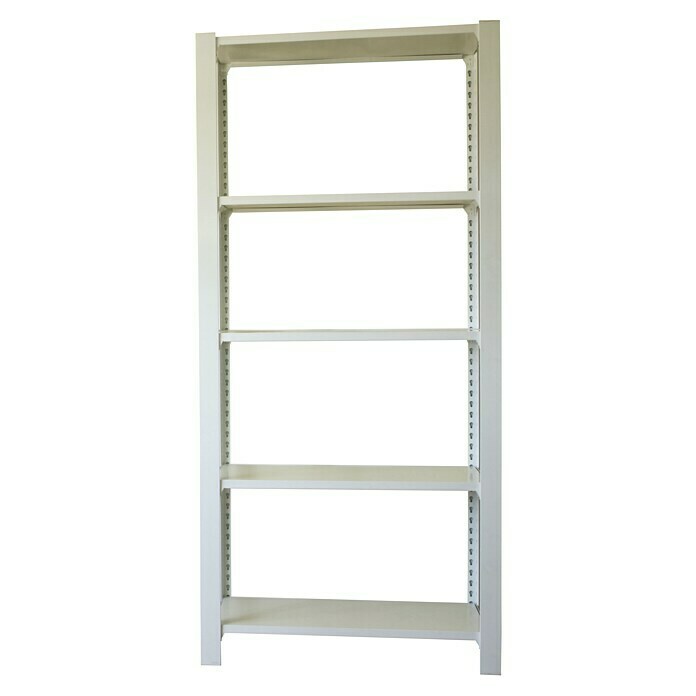 Simonrack Simonoffice Estantería para archivadores Officlick Wood Inicial (Al x An x Pr: 210 x 90 x 30 cm, Número de baldas: 5 ud., Inserción, Blanco) | BAUHAUS