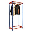 Simonrack Simonclothing Estantería metálica Click Single (Al x An x Pr: 200 x 120 x 50 cm, Número de baldas: 2 ud., Atornillado, Azul/Naranja) | BAUHAUS