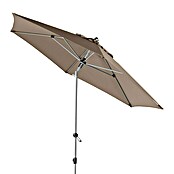 Doppler Expert Kurbelschirm Auto Tilt (Greige, Durchmesser: 280 cm)