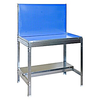 Simonrack Simongarden Mesa de cultivo BT2 (L x An x Al: 40 x 90 x 144 cm, Aluminio, Galvanizado/Azul)