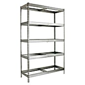 Simonrack Simonforte Estantería para cargas pesadas (Al x An x Pr: 200 x 240 x 45 cm, Número de baldas: 5 ud., Inserción, Galvanizado, Capacidad de carga por balda: 400 kg) | BAUHAUS