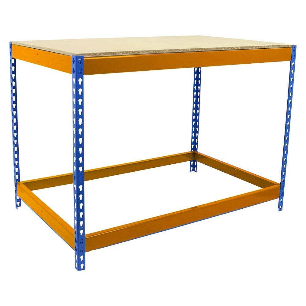 Banco de trabajo SIMONRACK bt0 1200 galva/mad, 75 x 84,2 x 121 cm