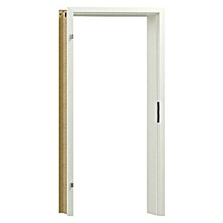 GetaDoor Laminit Türzarge GL 222 (735 x 1.985 mm, Wandstärke: 165 mm, DIN Anschlag: Links, Arctic Weiß)