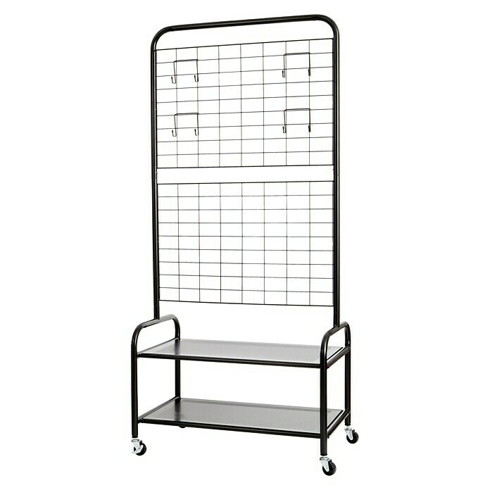 Store It KleiderwagenL x B x H: 45 x 167 x 77 cm, Rollen, Metall Right Side View