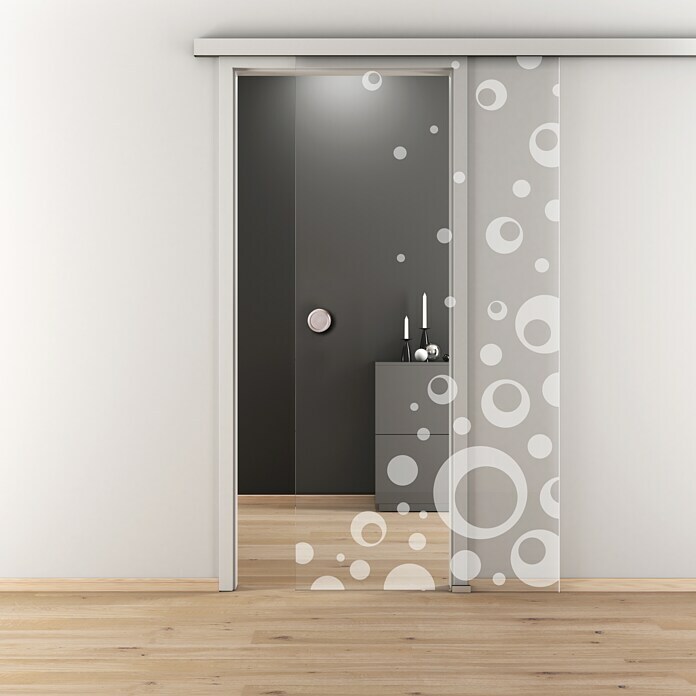 Diamond Doors Glasschiebetür 506 (935 x 2 058 mm, Einscheibensicherheitsglas (ESG), Klarglas) | BAUHAUS