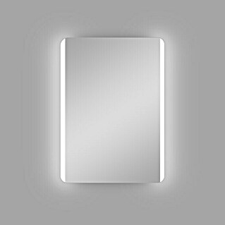 DSK LED-Lichtspiegel Chrystal Bonito (50 x 70 cm, Kippschalter)
