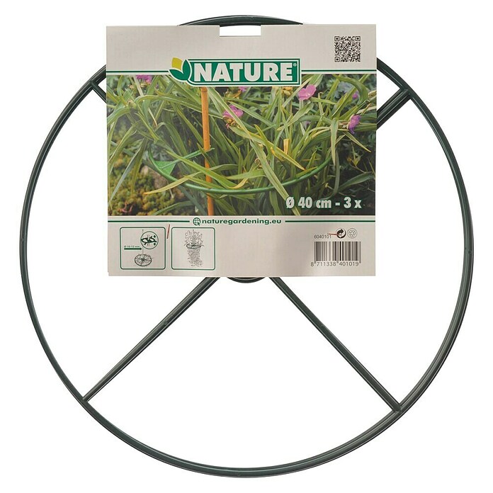 Nature Ronde plantensteun (Diameter: 40 cm, 3 st.) | BAUHAUS