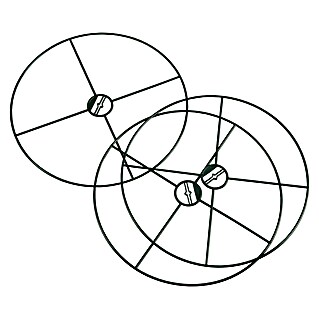 Nature Ronde plantensteun (Diameter: 40 cm, 3 st.)
