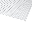 Plexiglas®-Wellplatte Resist (200 x 104,5 cm, Transparent, Rund)