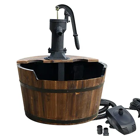 Ubbink AcquaArte Holzbrunnen Newcastle