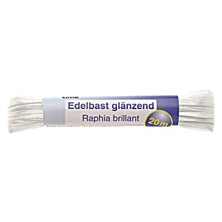 Glorex Hobby Time Edelbast (20 m, Weiß)