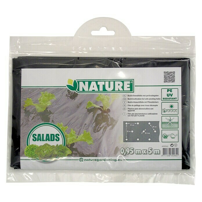 Nature Kweekfolie sla (0,95 x 5 m, Zwart) | BAUHAUS