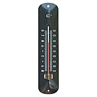 Nature Buitenthermometer (Hoogte: 30 cm, Metaal, Antraciet)