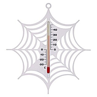 Nature Buitenthermometer Spinnenweb (Hoogte: 23 cm, Kunststof)