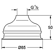 Grohe Kopfbrause Relexa Plus (Durchmesser: 8,5 cm, Anzahl Funktionen: 1, Chrom)