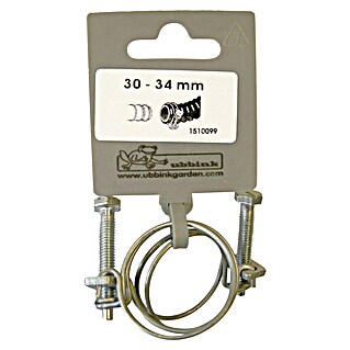 Ubbink Slangklemmen Ø 30 - 34 mm (Diameter: 34 mm, Staal)