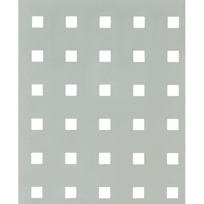 Quadratlochblech (L x B: 500 x 250 mm, Stärke: 0,8 mm, Aluminium, Eloxiert)
