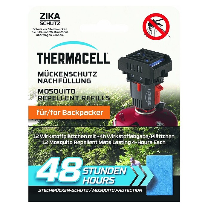 Thermacell Stechmückenschutz-Nachfüllpackung (Passend für: Thermacell Stechmückenschutz Backpacker, 12 Stk.) | BAUHAUS