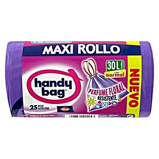 Handy bag Bolsas de basura Perfumada Maxi Rollo (Capacidad: 30 l, 25 ud.)