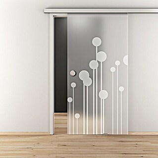 Diamond Doors Glasschiebetür 611 (935 x 2 058 mm, Einscheibensicherheitsglas (ESG), Mattglas)