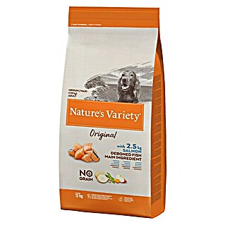 Nature's Variety Pienso seco para perros Original Medium/Max (12 kg, Salmón)