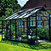 Juliana Gewächshaus Premium  (3,68 x 2,96 x 2,67 m, Sicherheitsglas, Glasstärke: 3 mm, Anthrazitgrau)