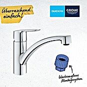 Grohe QuickFix Spültischarmatur Start (Höhe: 23 cm, Chrom, Glänzend, Schwenkbereich: 140 °) | BAUHAUS