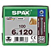 Spax Holzschraube IN.FORCE (Ø x L: 6 x 120 mm, WIROX Oberfläche, T-Star plus, 100 Stk.) | BAUHAUS