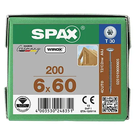 Spax HI FORCE Tellerkopfschraube HI.FORCE WIROX