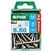 Spax T-Star plus Senkkopfschraube Rostfrei (Ø x L: 5 x 50 mm, Edelstahl, 25 Stk., Teilgewinde) | BAUHAUS
