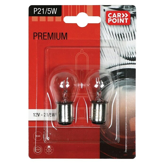 Carpoint Signaal- en binnenverlichting Premium P21/5W (2 st., 12 V) | BAUHAUS