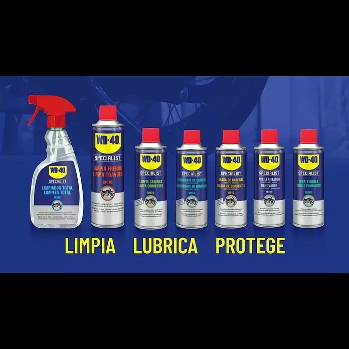WD-40 Specialist Motorbike Limpiador de cadenas - 400 ml - WD-40