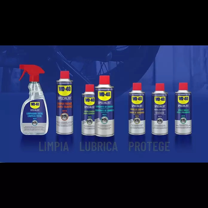 WD-40 Specialist Motorbike Aceite para cadena - 400 ml - WD40NB ES MOTORBIKE CHAIN LUBE v7 Original