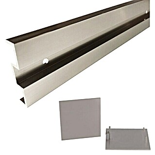 Diamond Doors Abstands-Set Linea 40 (1.900 x 18,5 mm, Aluminium, Passend für: Diamond Doors Glasschiebetür-Beschlag Linea 40)