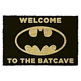 Felpudo de coco Batman Welcome to the Batcave (Natural/Negro, 60 x 40 cm)