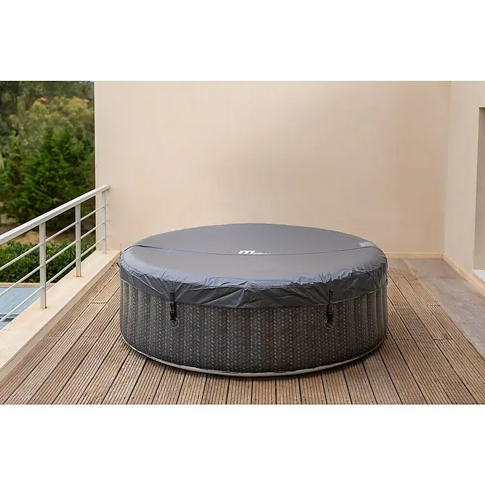 MSpa Mobil-Whirlpool OttomanØ x H: 204 x 70 cm, Grau, 930 l Mood Shot