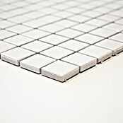 Mosaikfliese Quadrat Uni CG 114 (30 x 30 cm, Weiß, Matt)