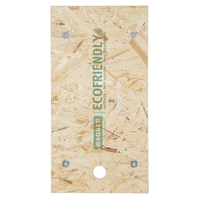 Wagner System Transportroller MM 1630 - L x B x H: 300 x 575 x 118 mm, Traglast: 400 kg, Holz - OSB-Platte mit Schrauben und Loch, umweltfreundlich, robust und aus 100 % Recyclingholz. Für Heimwerkerprojekte.