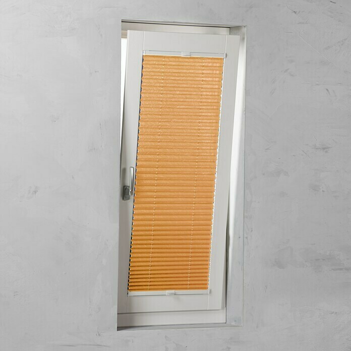 Expo Ambiente PlisseeB x H: 75 x 220 cm, Orange Front View