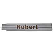 Heka Zollstock (Aufdruck: Hubert, Länge: 2 m, Weiß)