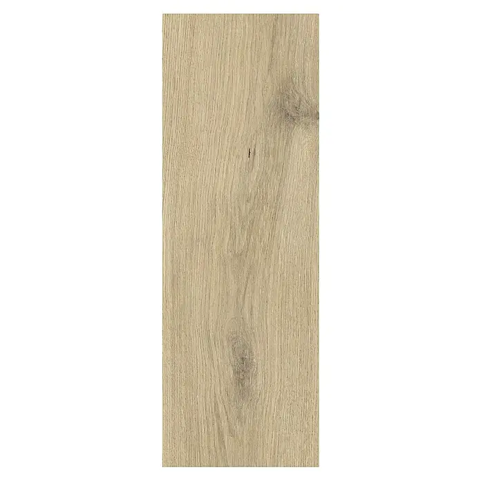 Living by Haro Parkett - Eiche Creme Naturöl, Landhausdiele, 2.200 x 180 x 12 mm - Nahaufnahme einer hellen Holzplanke mit Maserung, ideal für Bodenbeläge oder Möbel. Die natürliche Textur verleiht Wärme und Charakter.