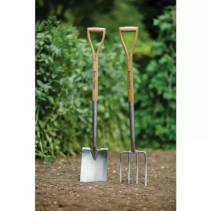 Kent & Stowe SpatengabelMaße Gabel: 300 x 170 mm, Anzahl Zinken: 4, Langstiel