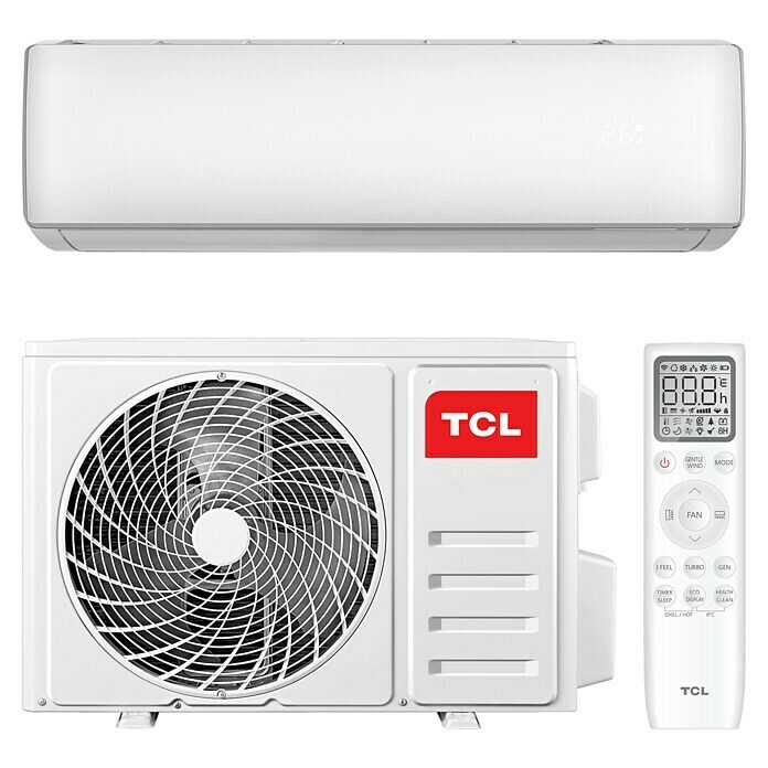 TCL Inverter-Klimasplitgerät TAC-12CHSA/DNI White WiFi (Kühlleistung: 12.000 BTU/h, Heizleistung: 12.000 BTU/h, A++/A+, Raumgröße: 35 m², WLAN)