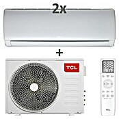 TCL Inverter-Klimasplitgerät Multi Split Duo (Max. Kühlleistung je Gerät in BTU/h: 9.000 BTU/h, Max. Heizleistung je Gerät in BTU/h: 9.000 BTU/h, Passend für: 2 Räume bis jeweils 26 m²)