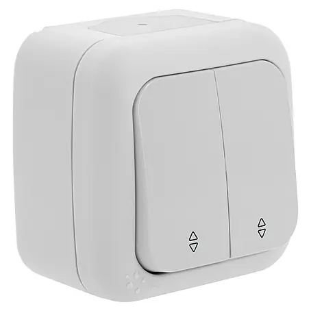 Ibelec Viko Conmutador doble para estancias con humedad